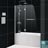 Aqua Shower Door (Chrome Finish)